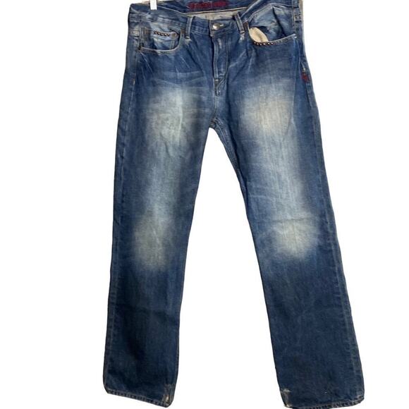 By Christian Audigier Lovestock Ranch 969 Jeans 100%Cotton / Size-36 - Picture 1 of 12
